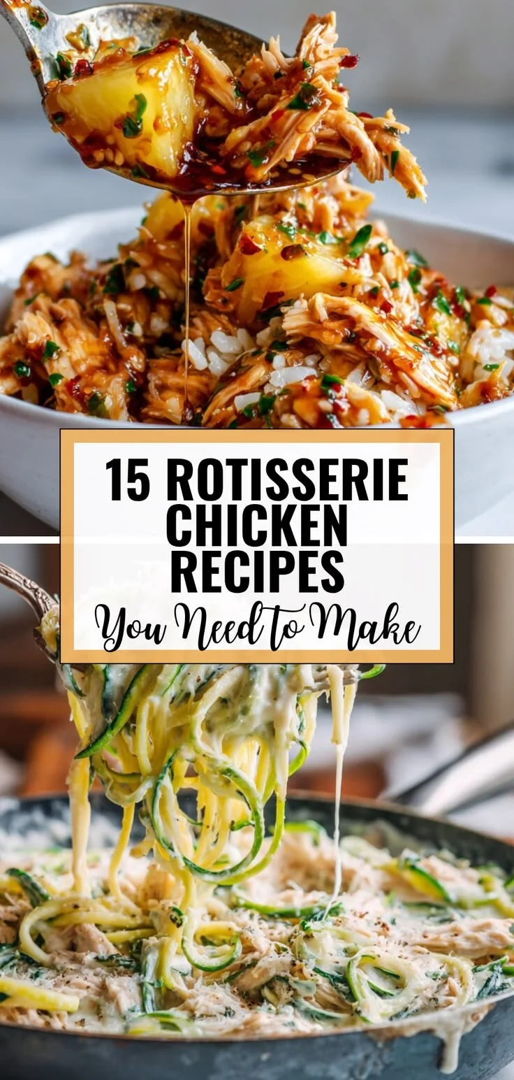 Delicious rotisserie chicken recipes for easy weeknight meals