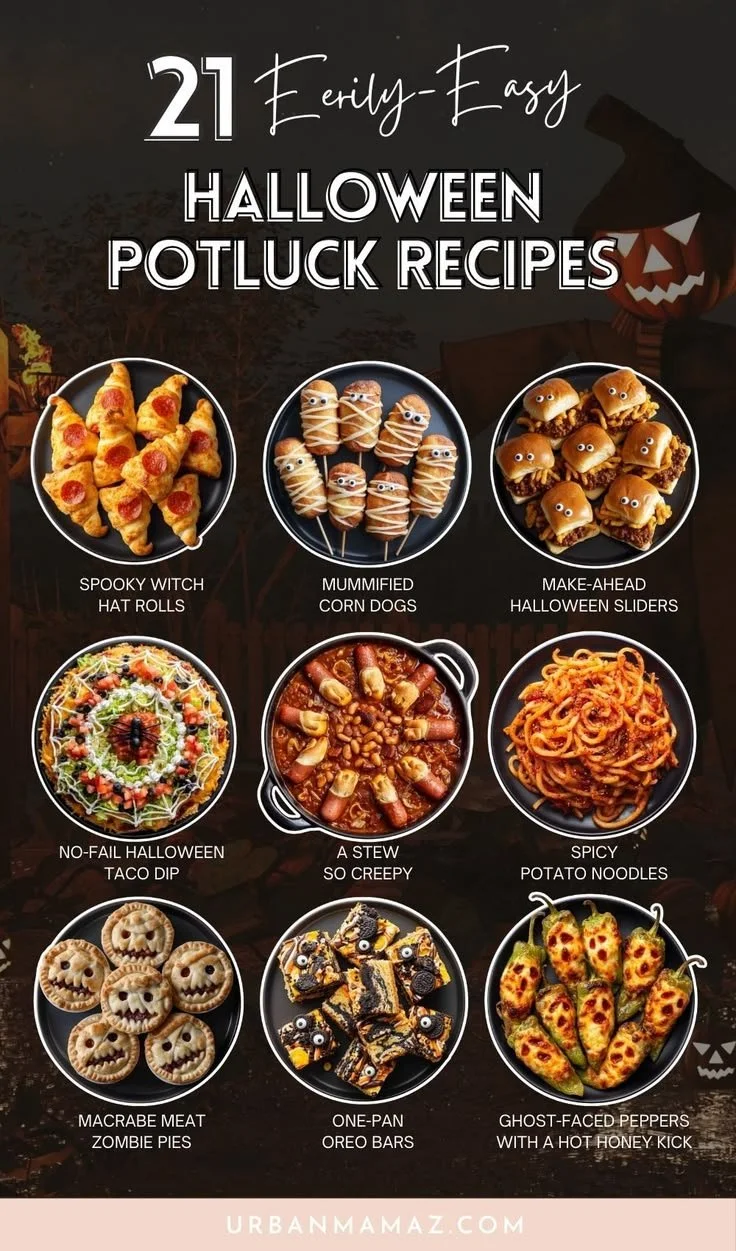 Delicious Halloween potluck recipes for a festive party