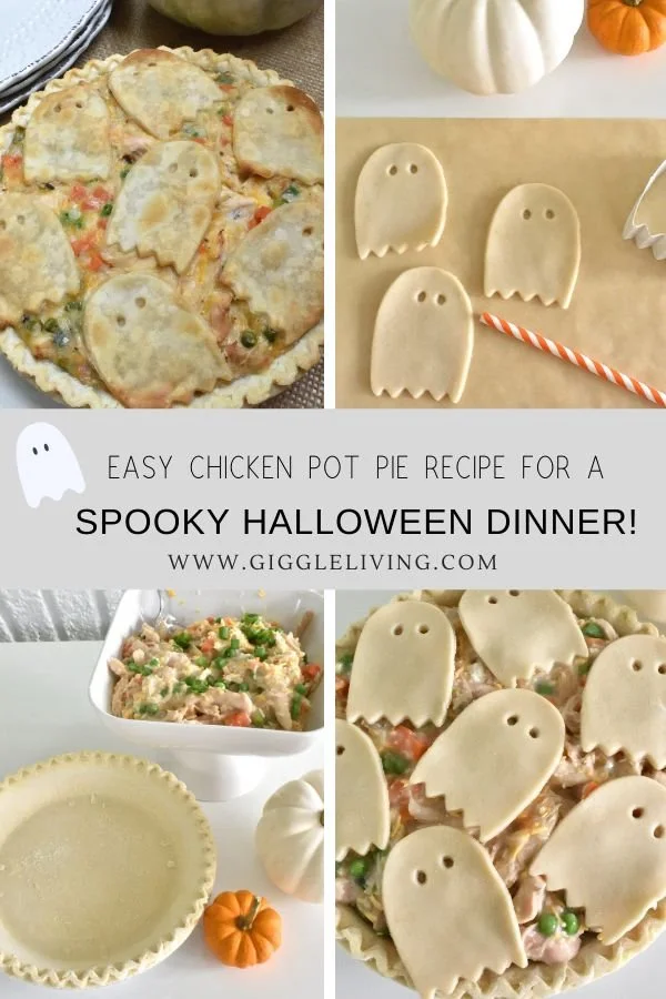 A delicious Halloween pot pie perfect for ghouls and goblins