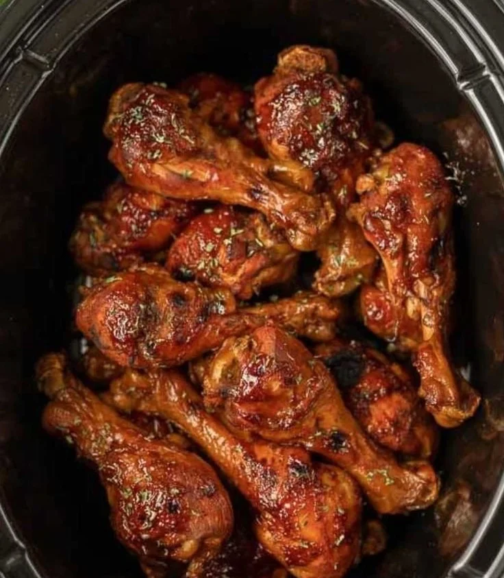 BBQ Chicken Legs Crock Pot Recipe