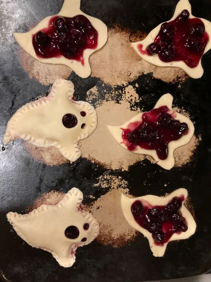 Boo Berry ghosts for Halloween celebration