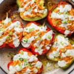 buffalo chicken stuffed bell peppers 2026 07 04 191905