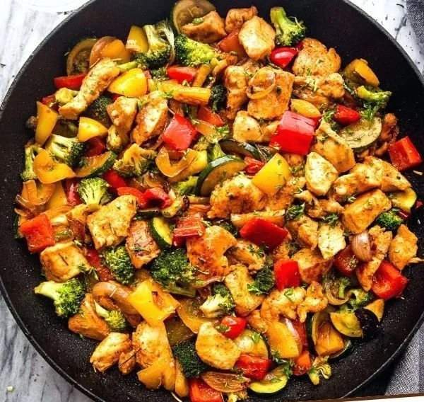 Chicken and Vegetables Skillet
