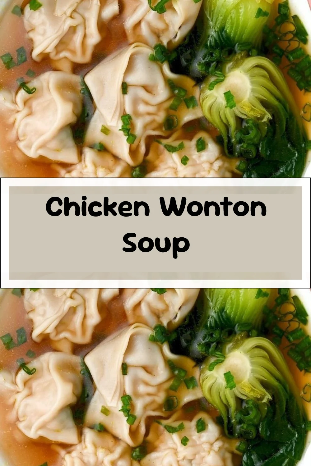 Chicken Wonton Soup
