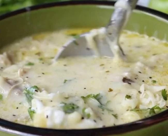 Creamy Green Enchiladas Chicken Soup