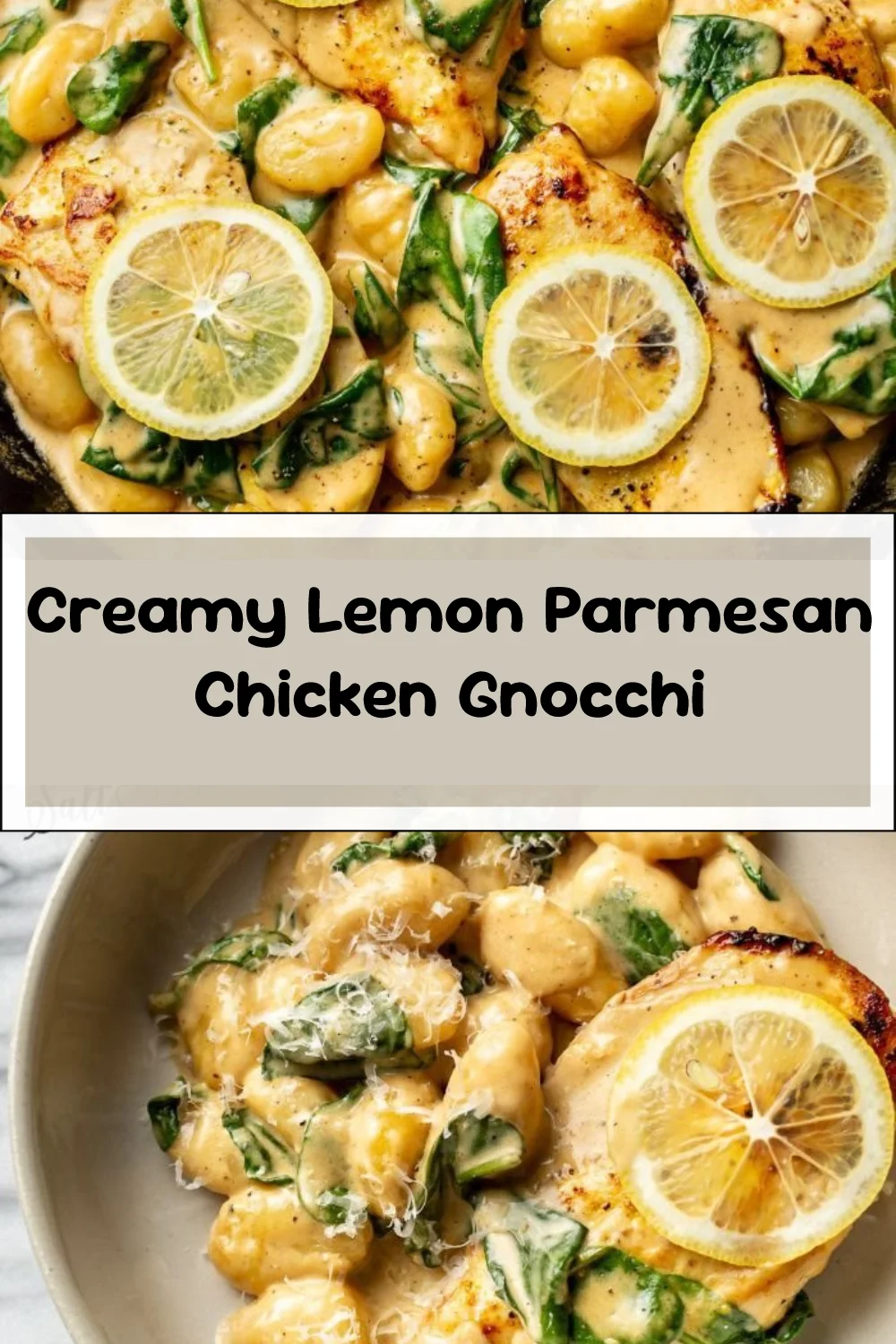 Creamy Lemon Parmesan Chicken Gnocchi