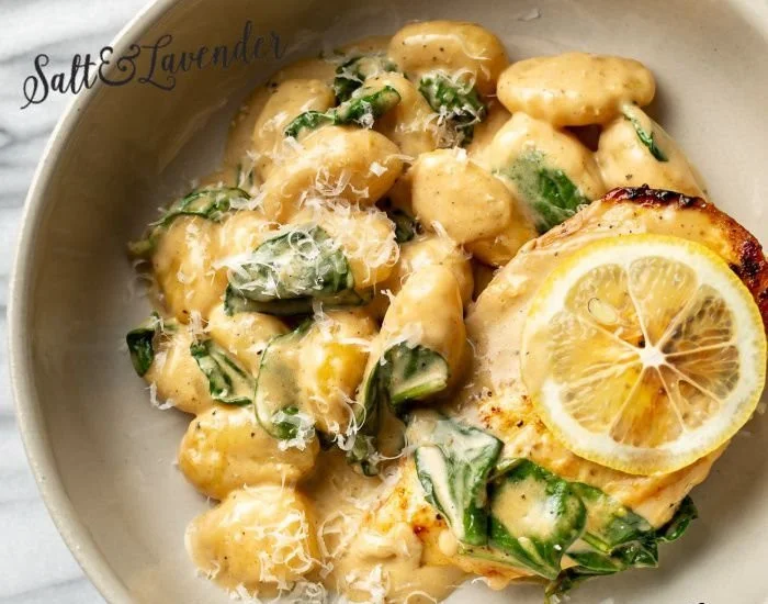 Creamy Lemon Parmesan Chicken Gnocchi