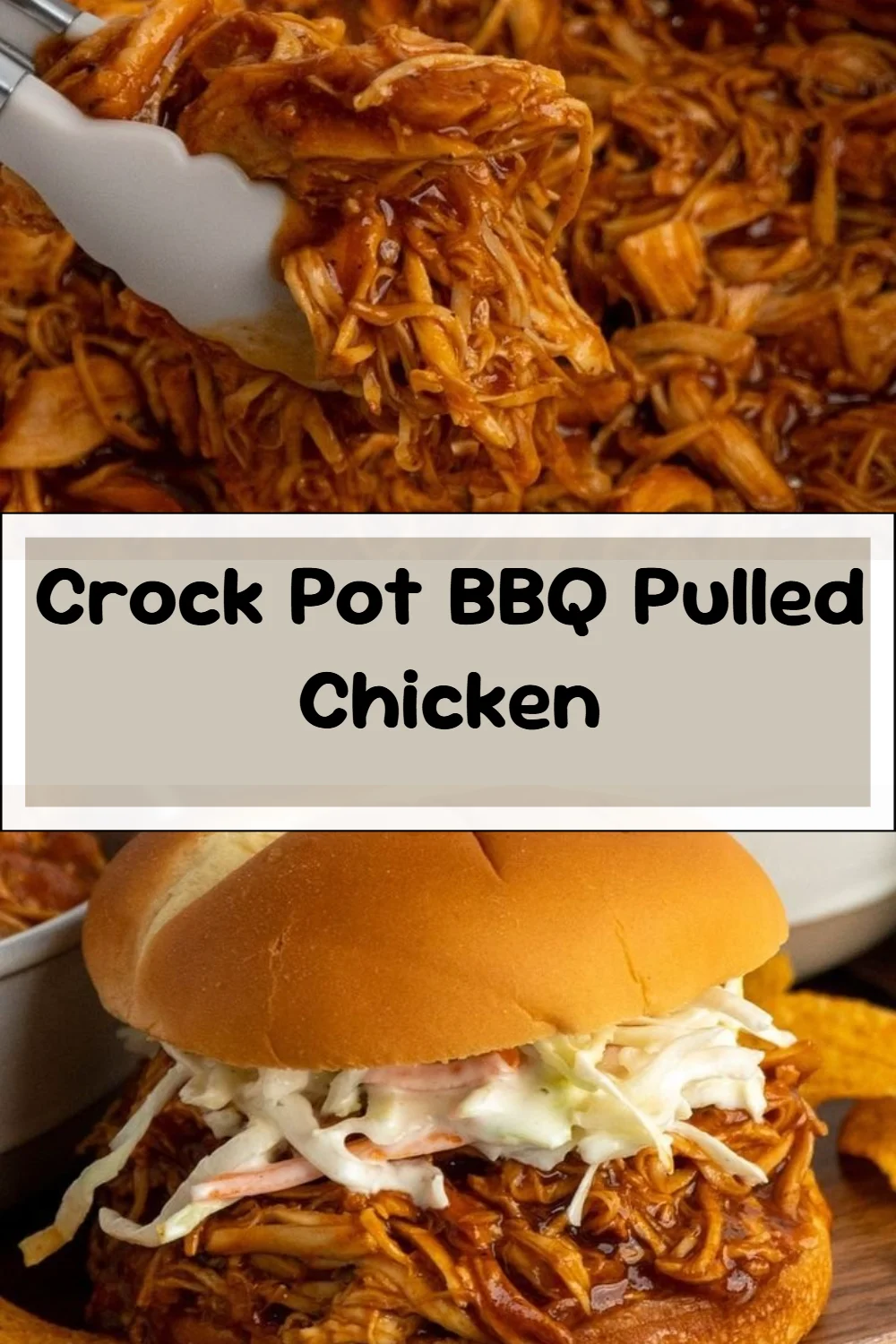 Crock Pot BBQ Pulled Chicken