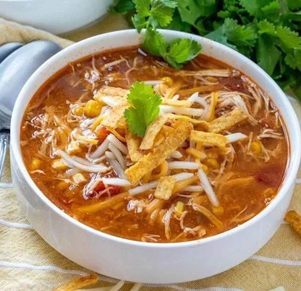 Crock Pot Chicken Tortilla Soup