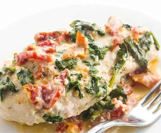 Crock Pot Creamy Tuscan Garlic Chicken