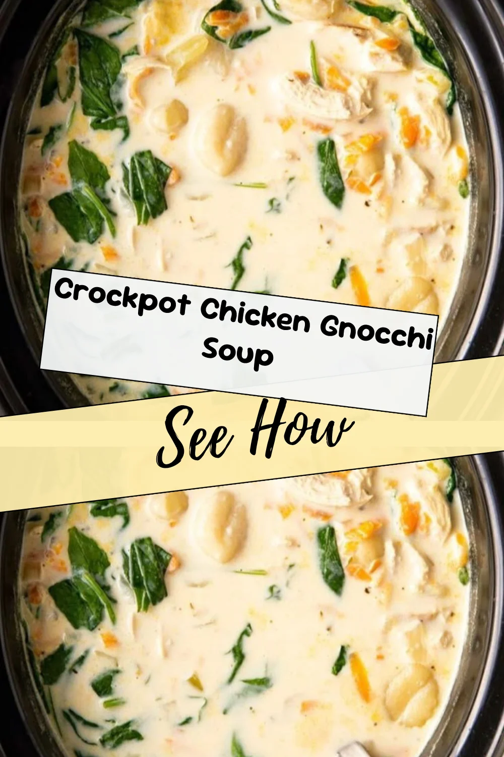 Crockpot Chicken Gnocchi Soup