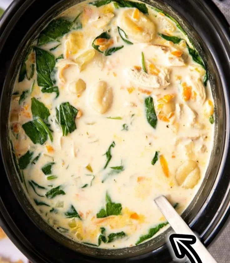 Crockpot Chicken Gnocchi Soup