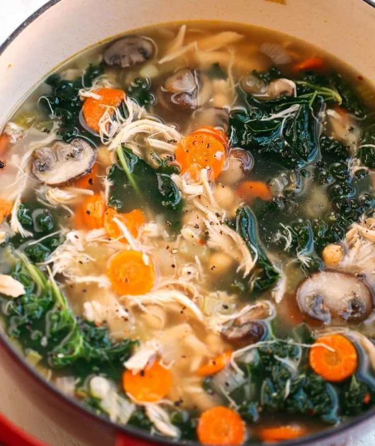 Detox Immune-Boosting Chicken Soup recipe for health and wellness