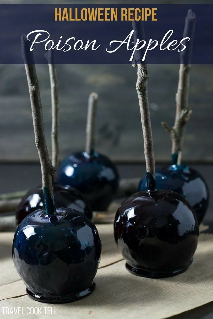 Delicious Halloween poison apples recipe from Kapitein Mam's Keuken