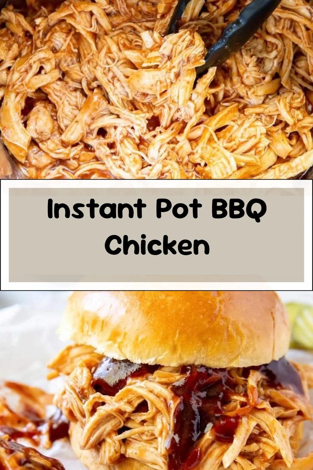 Instant Pot BBQ Chicken