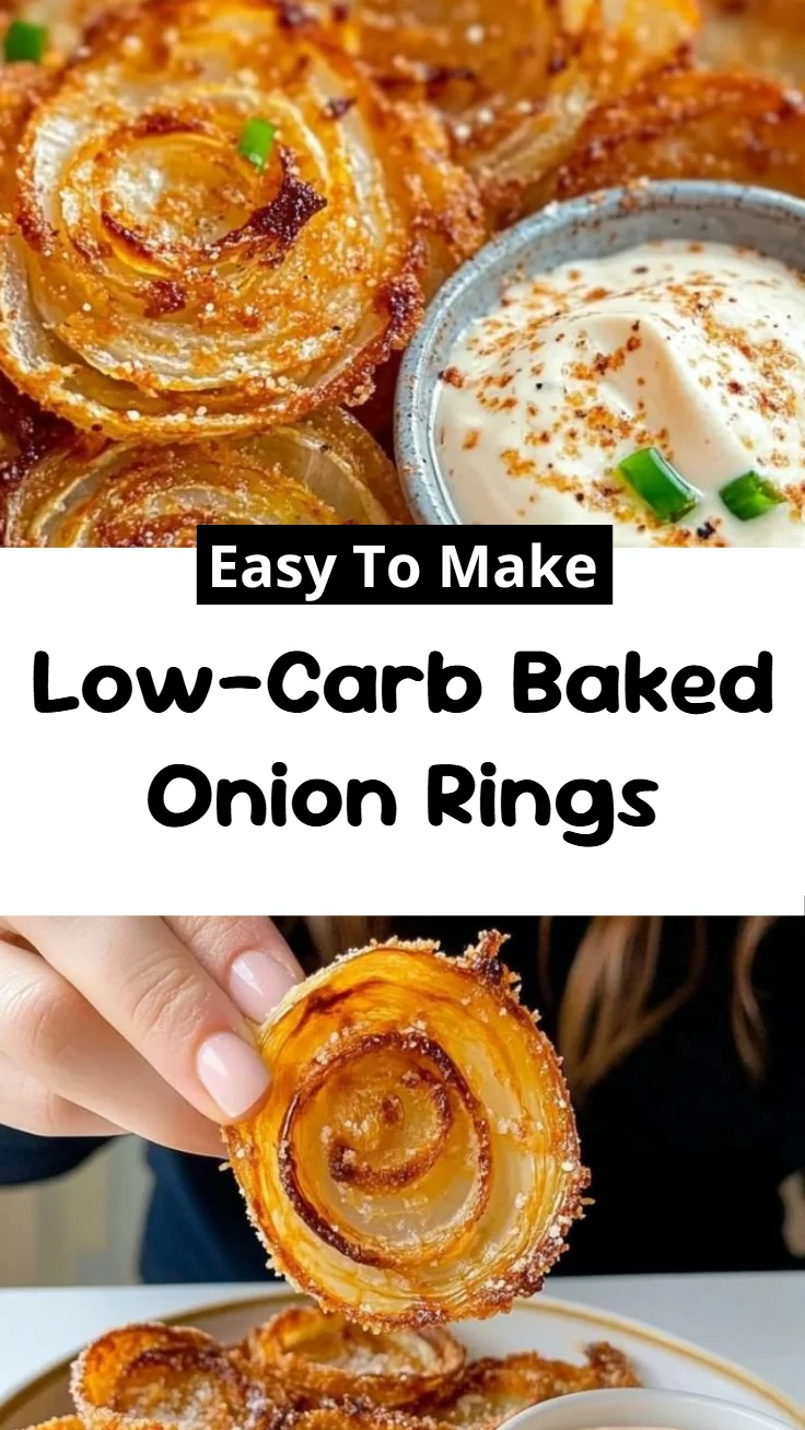 Low-Carb Baked Onion Rings
