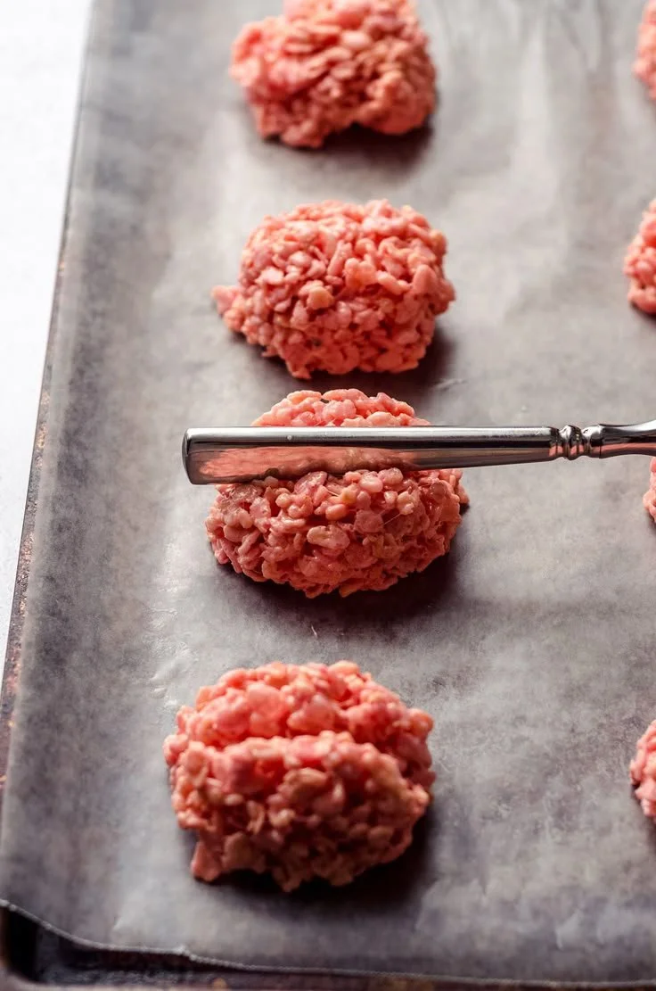 Delicious Rice Krispies brains shaped treats for Halloween celebrations
