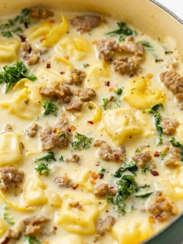 Sausage Tortellini Soup