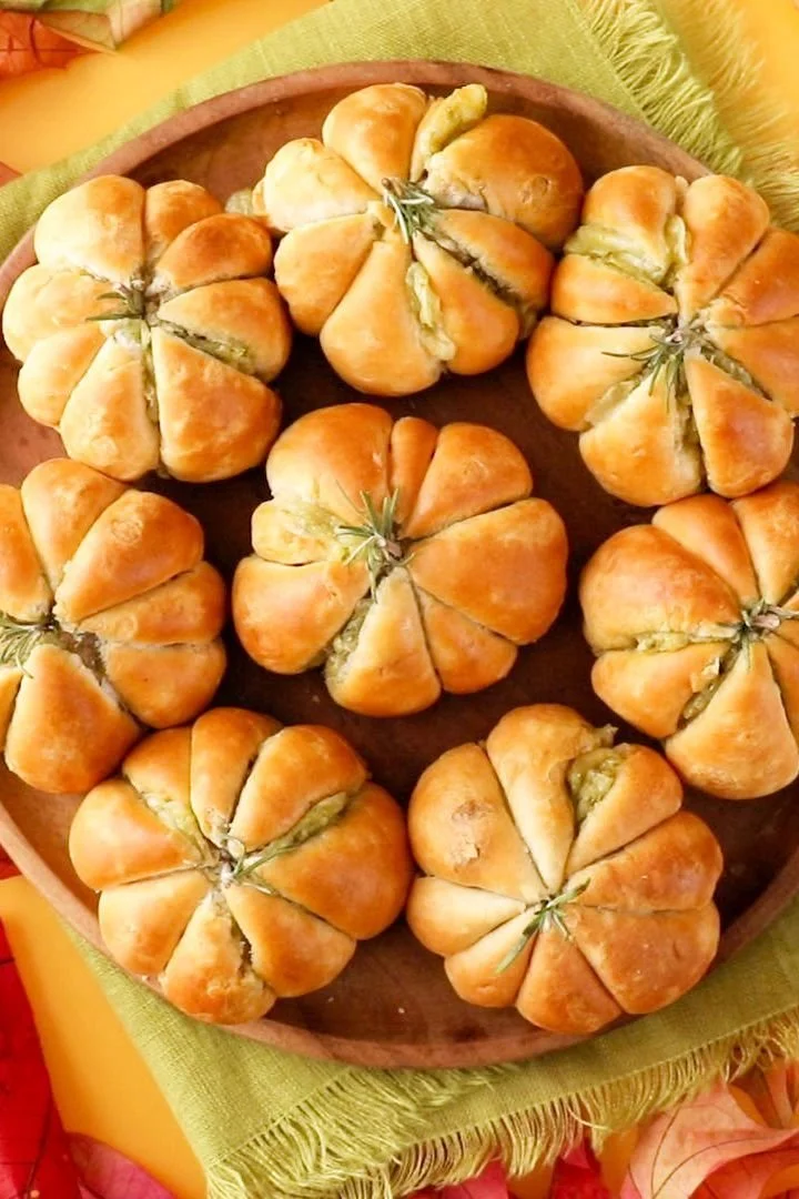 A platter of easy Halloween appetizers for a festive gathering.