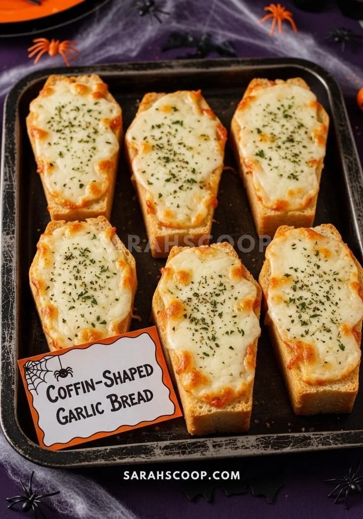 A spooky selection of Halloween appetizers for a festive party.
