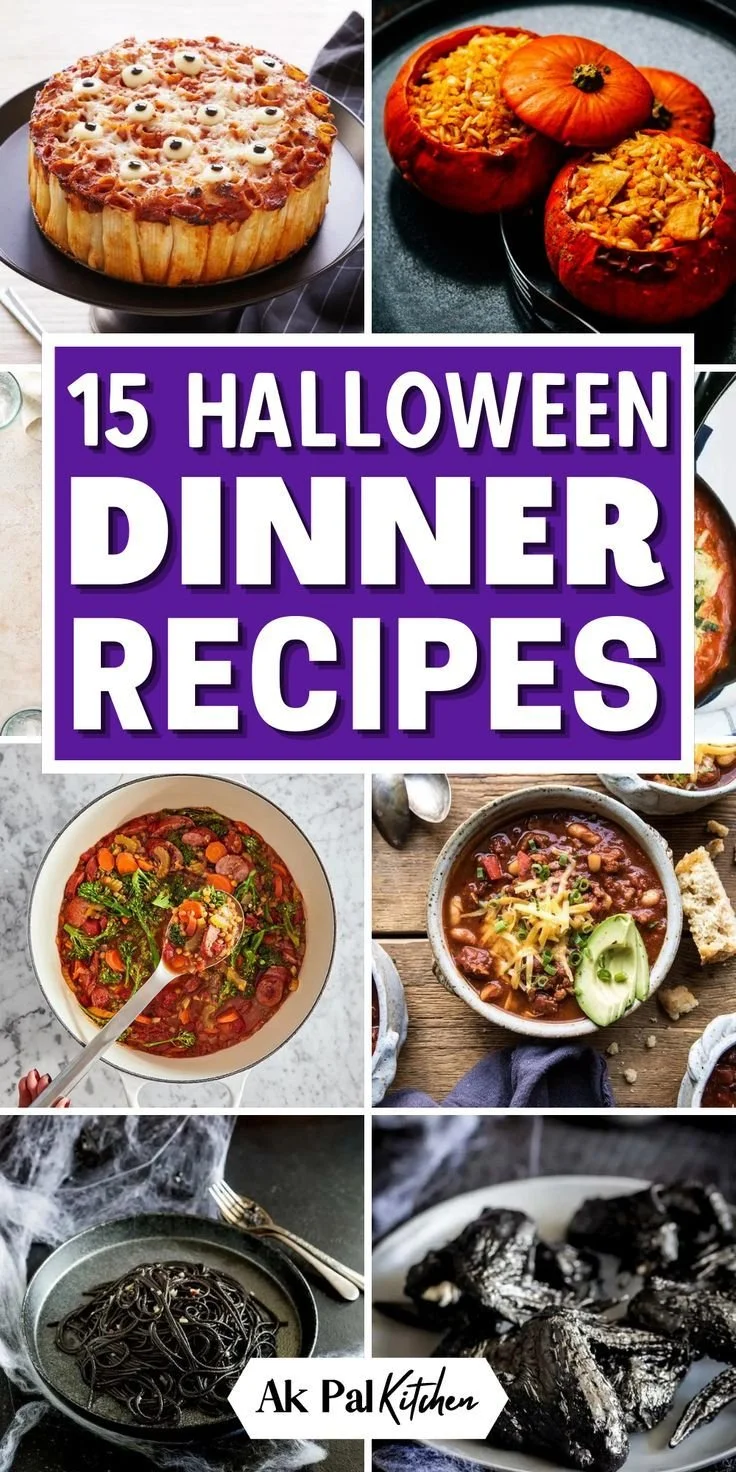 Creative Halloween dinner ideas for a spooky themed party