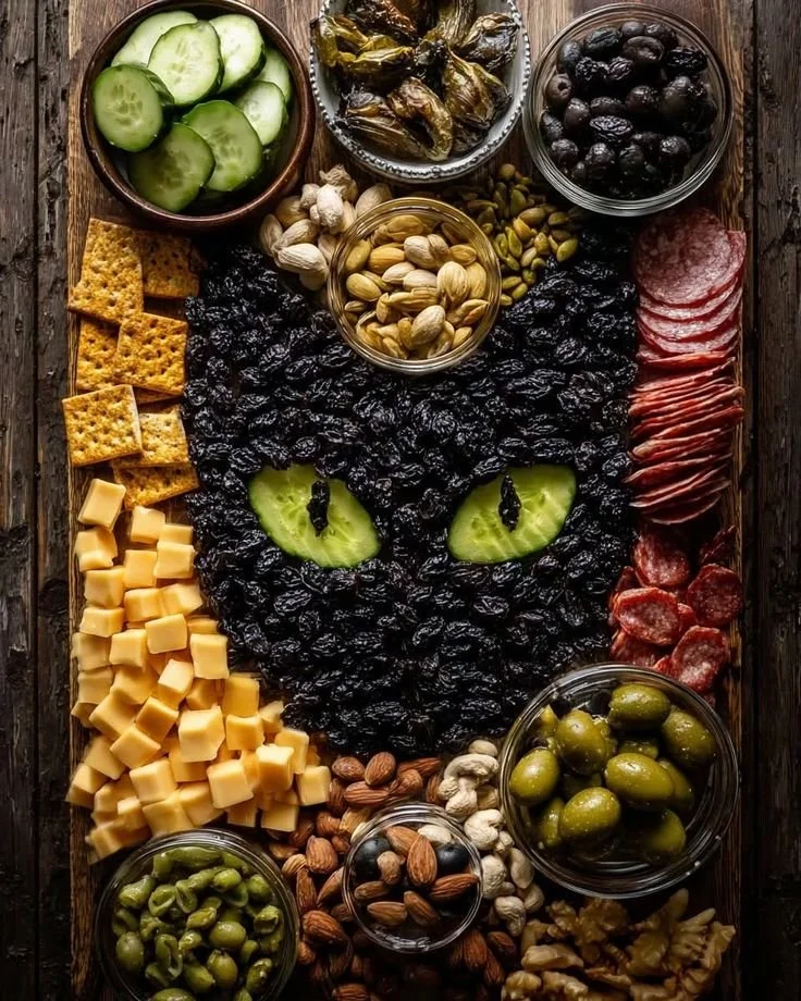 Halloween black cat board ideas for a festive party