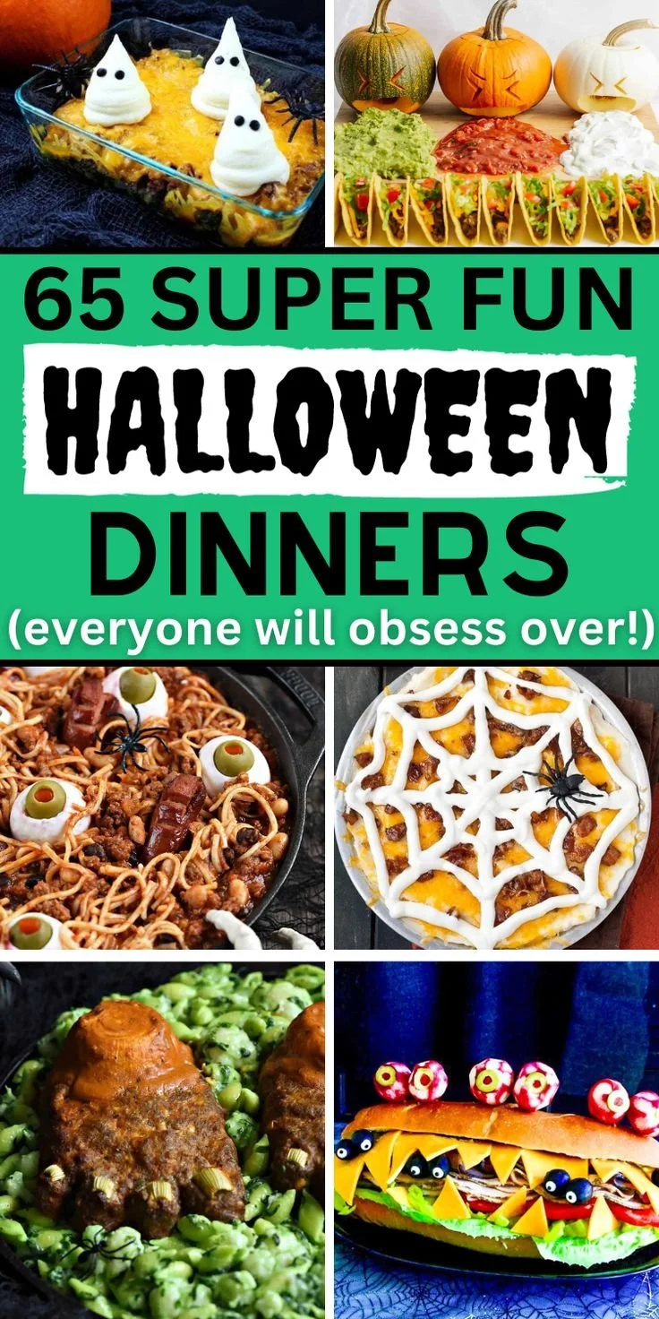 Spooky Halloween dinner recipes for kids and families.
