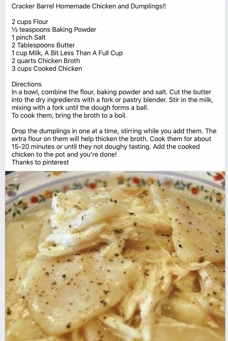 Delicious Chicken Dumpling Casserole served in a rustic dish