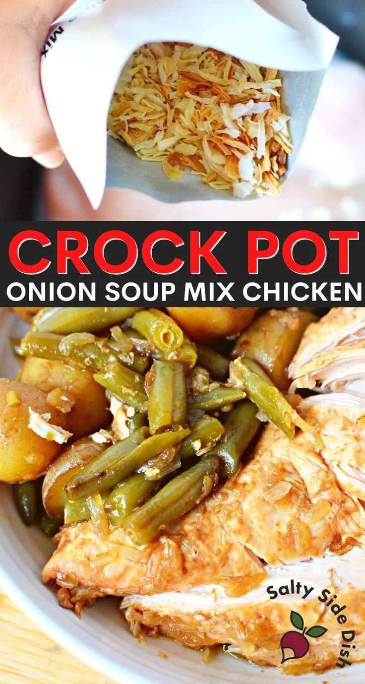 Crockpot Lipton Chicken - a flavorful and easy chicken dish recipe