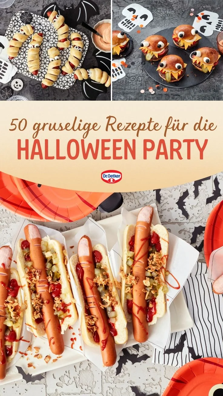 Creepy Halloween party recipes for a thrilling celebration.