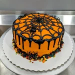spider web cake with sprinkles and chocolate icing 2026 08 06 182005 1